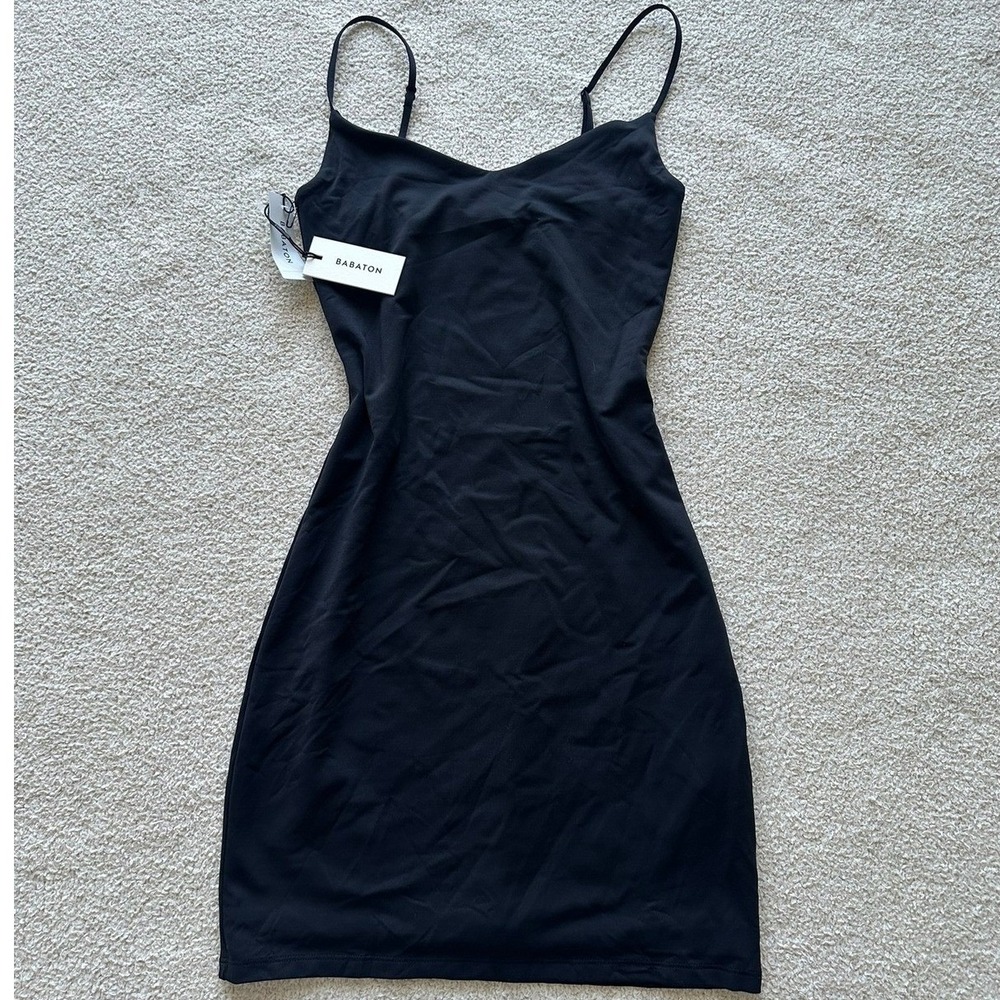 NWT Womens Contour Cami Dress Size Small in Black